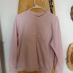 Supreme x Lacoste Light Pink Crew Neck Sweater